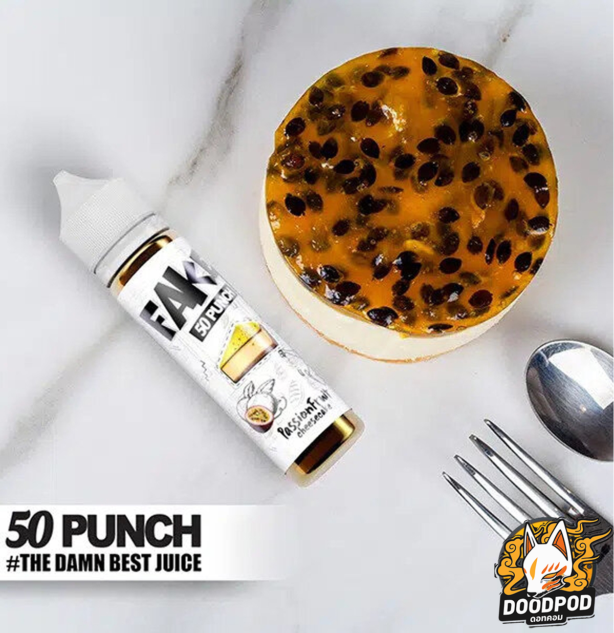 50 PUNCH Fake Man Passionfruit Cheesecake