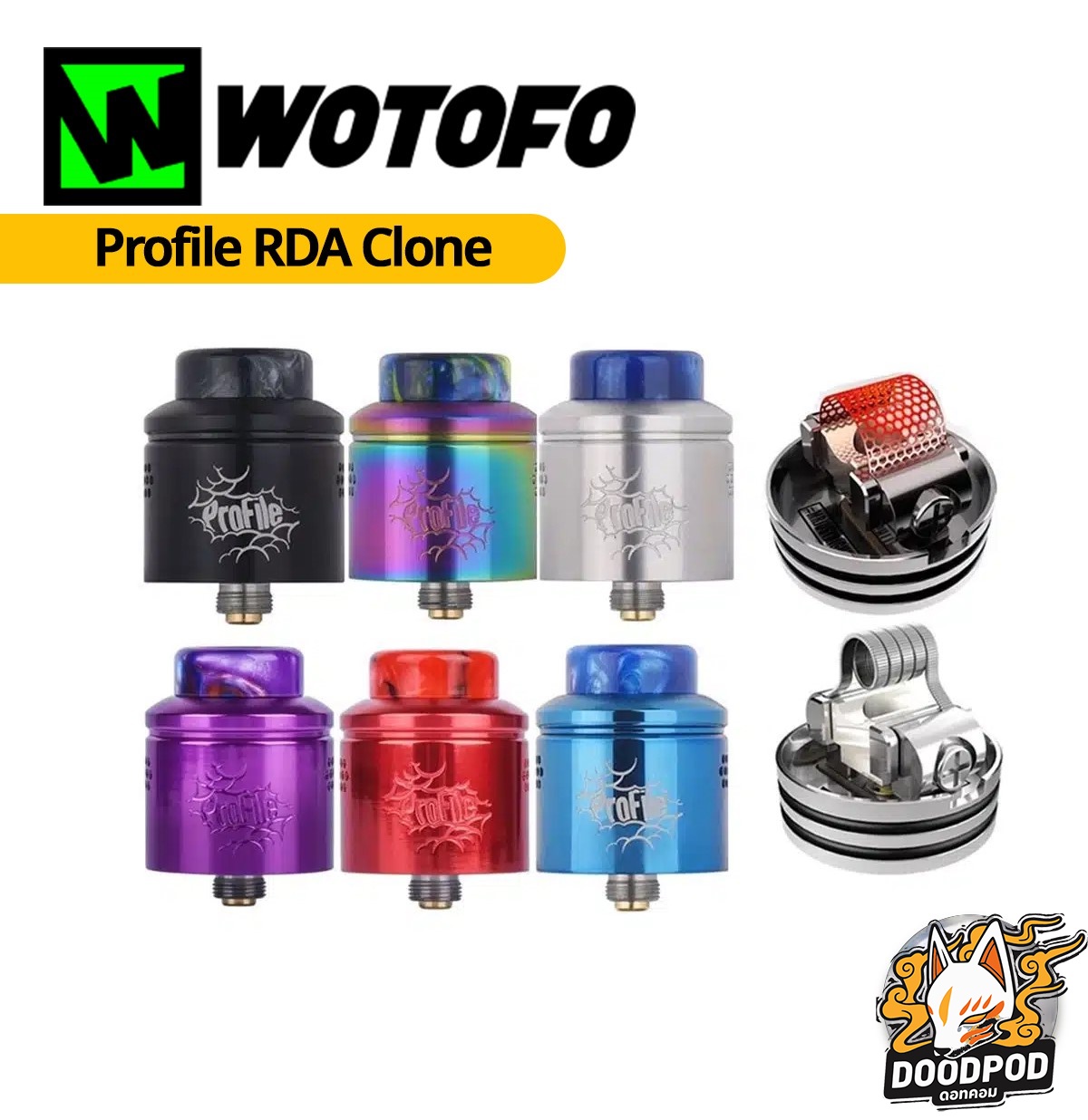 Wotofo Profile RDA 24mm Clone