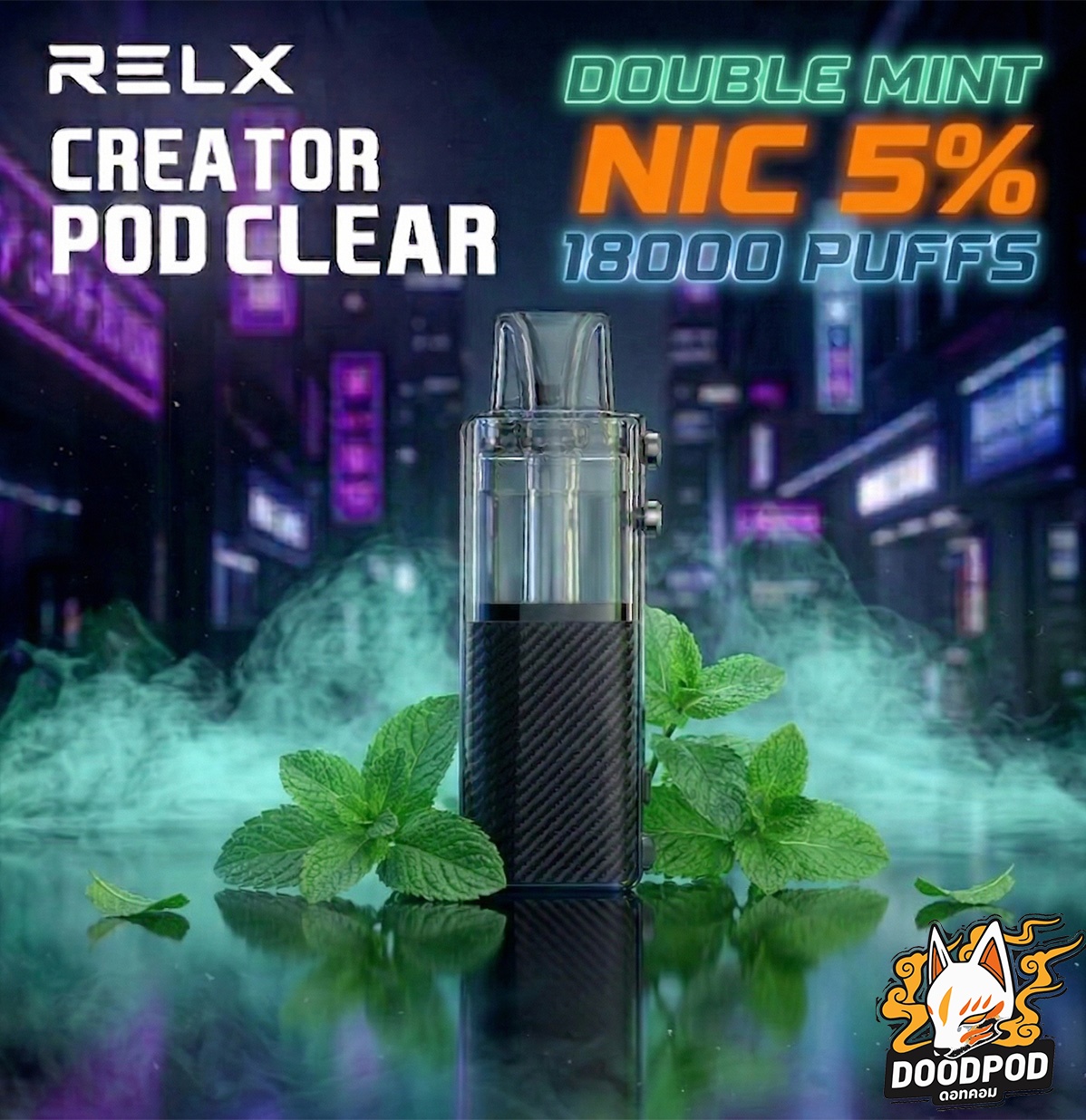 หัว Relx Creator Pod Clear 18K