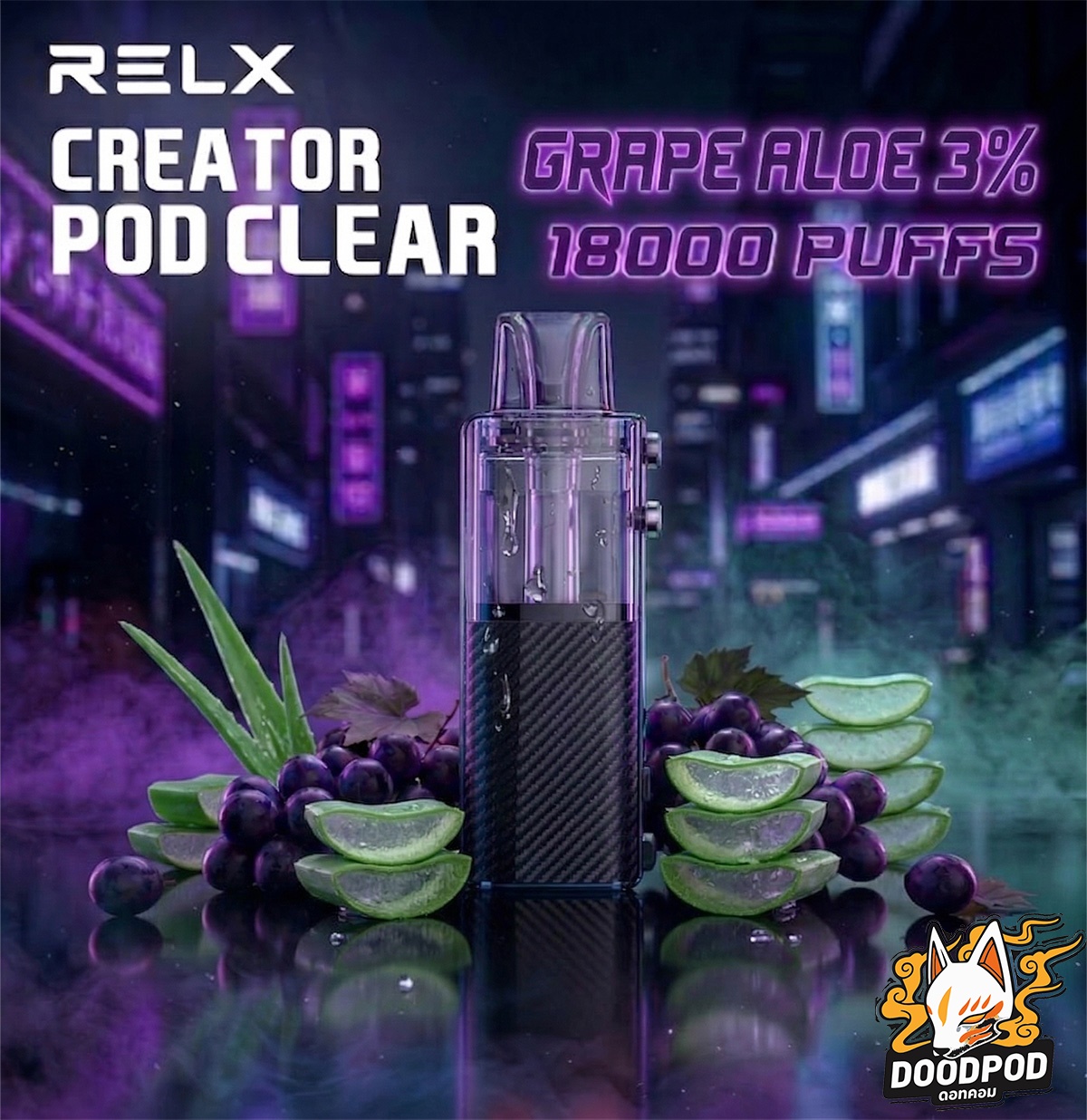 หัว Relx Creator Pod Clear 18K