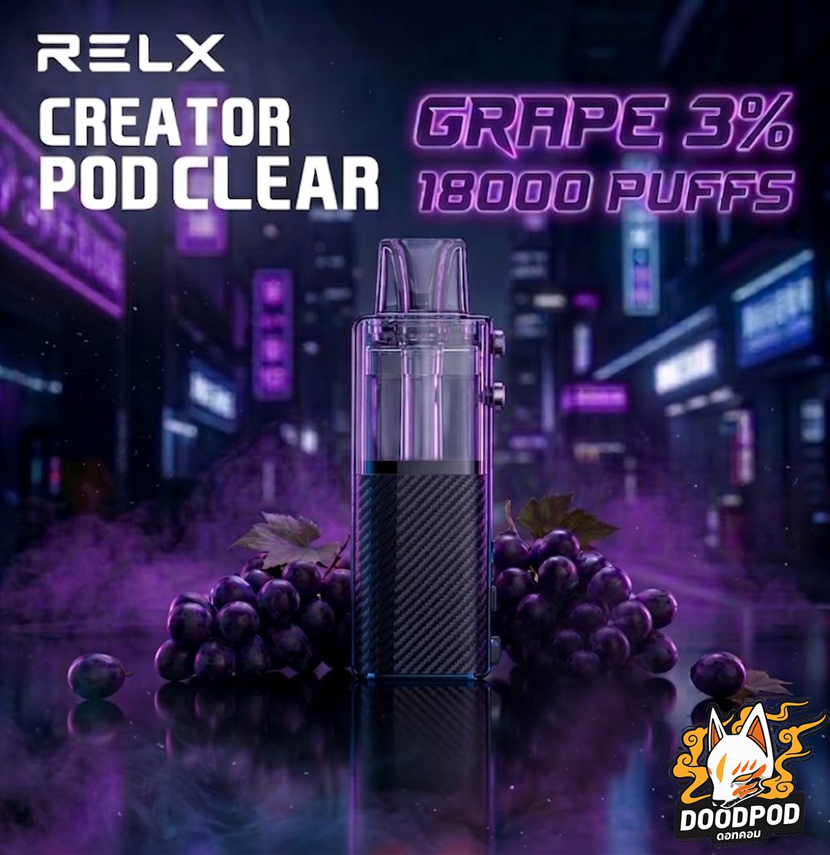 หัว Relx Creator Pod Clear 18K