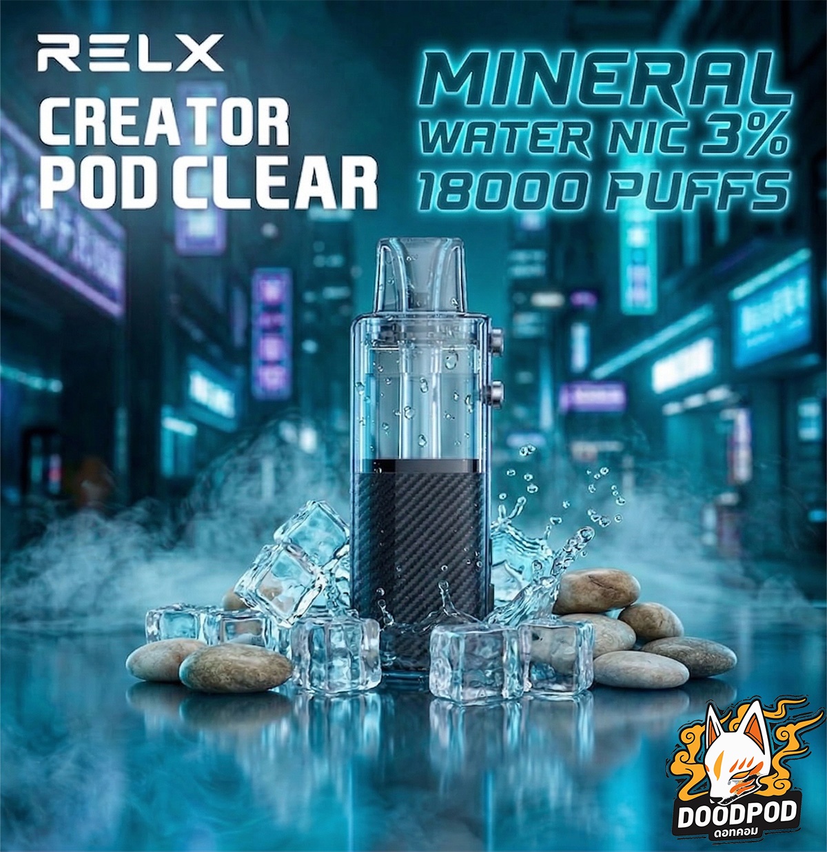 หัว Relx Creator Pod Clear 18K