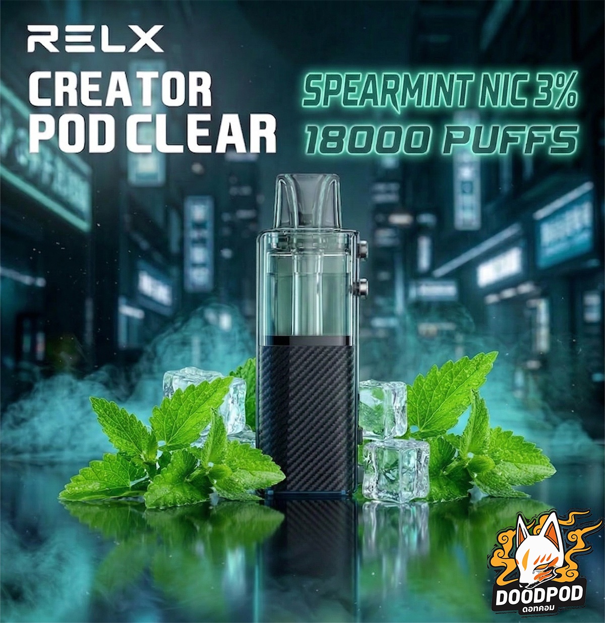 หัว Relx Creator Pod Clear 18K