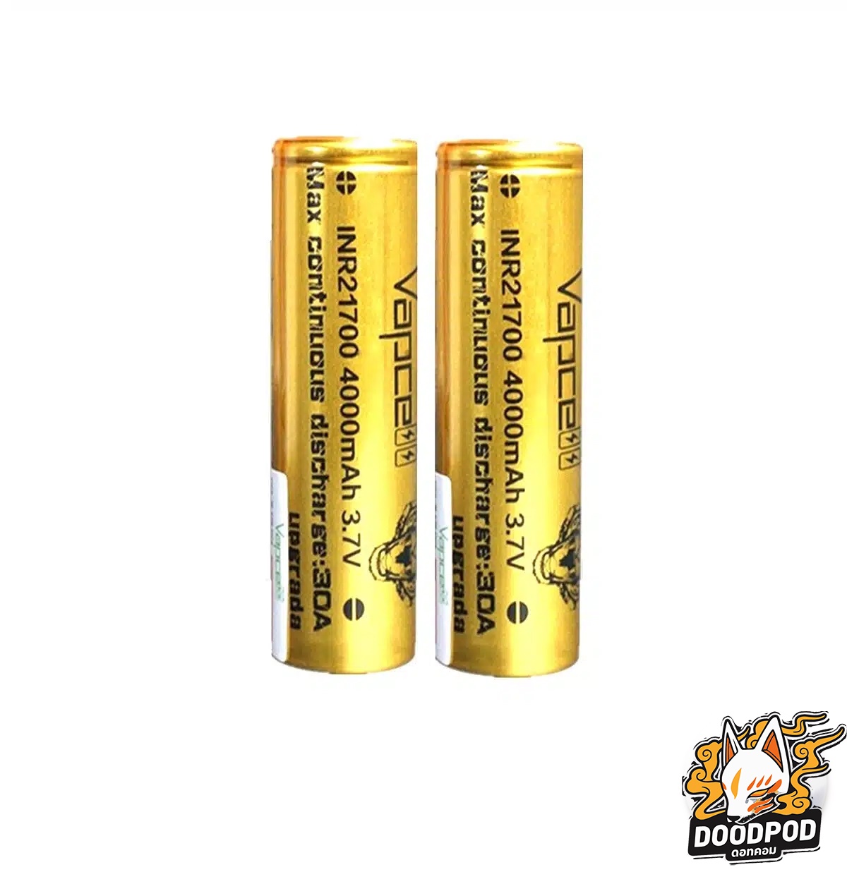 ถ่านทอง Vapcell 21700 ถ่านขนาดใหญ่