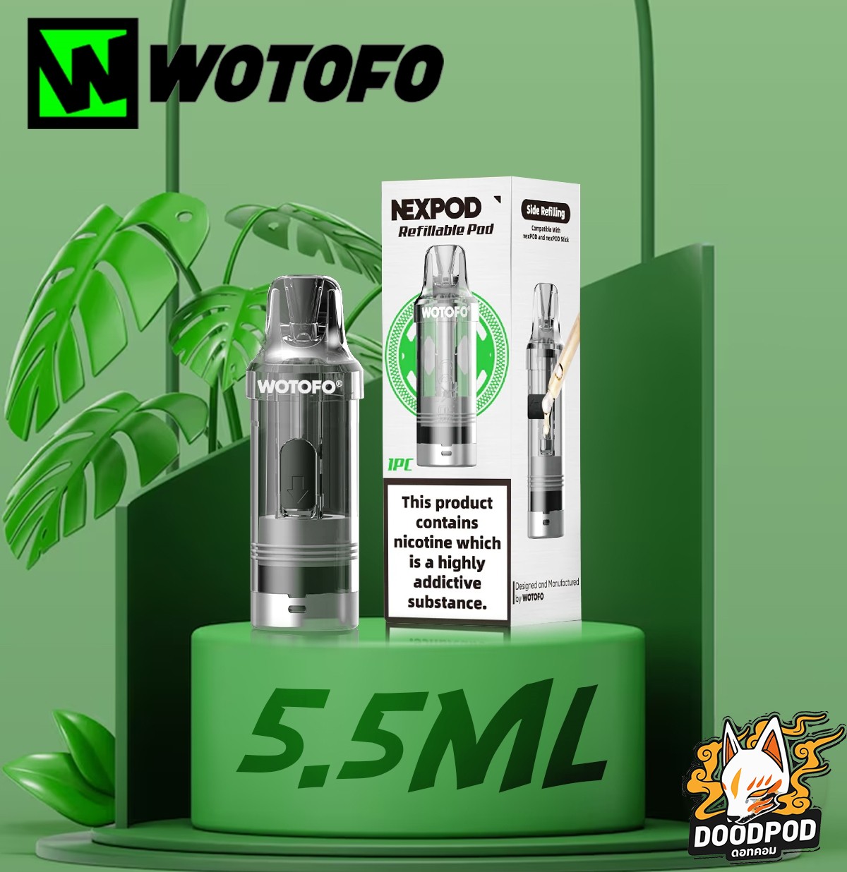 หัว Nexpod 5.5ML เติมน้ำยา