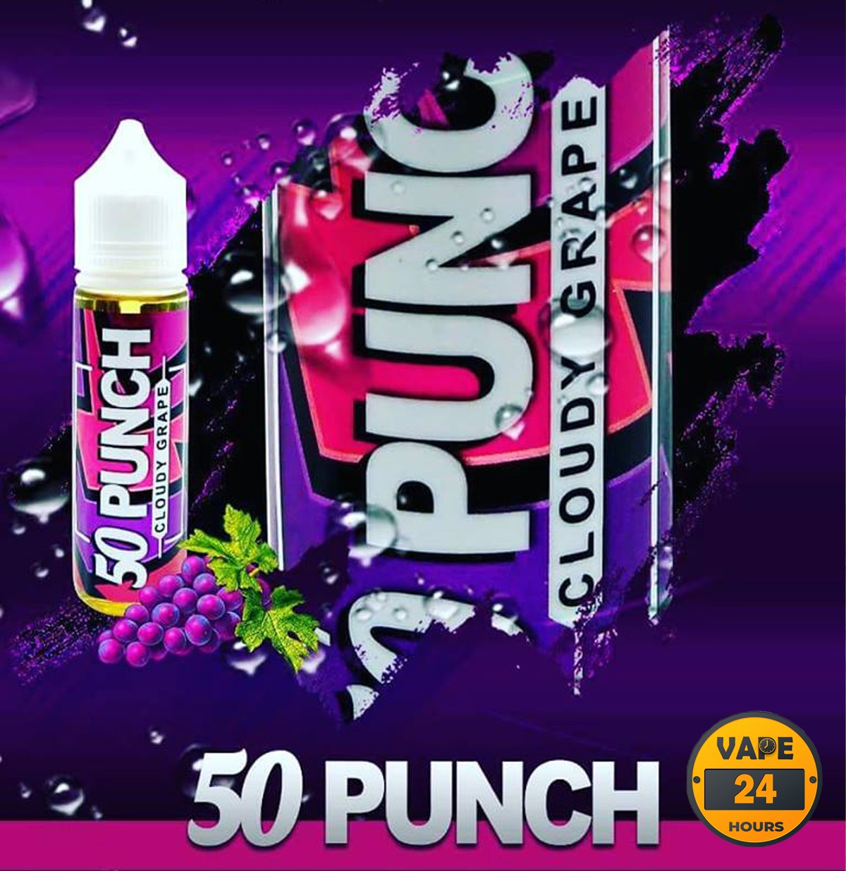 50 Punch Cloudy Grape 60ml