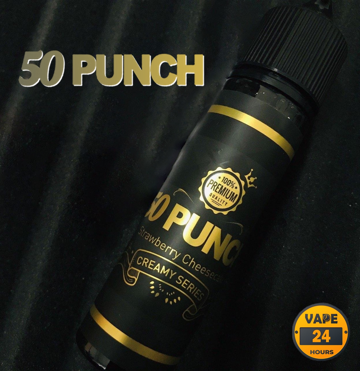 50 Punch Strawberry Cheesecake