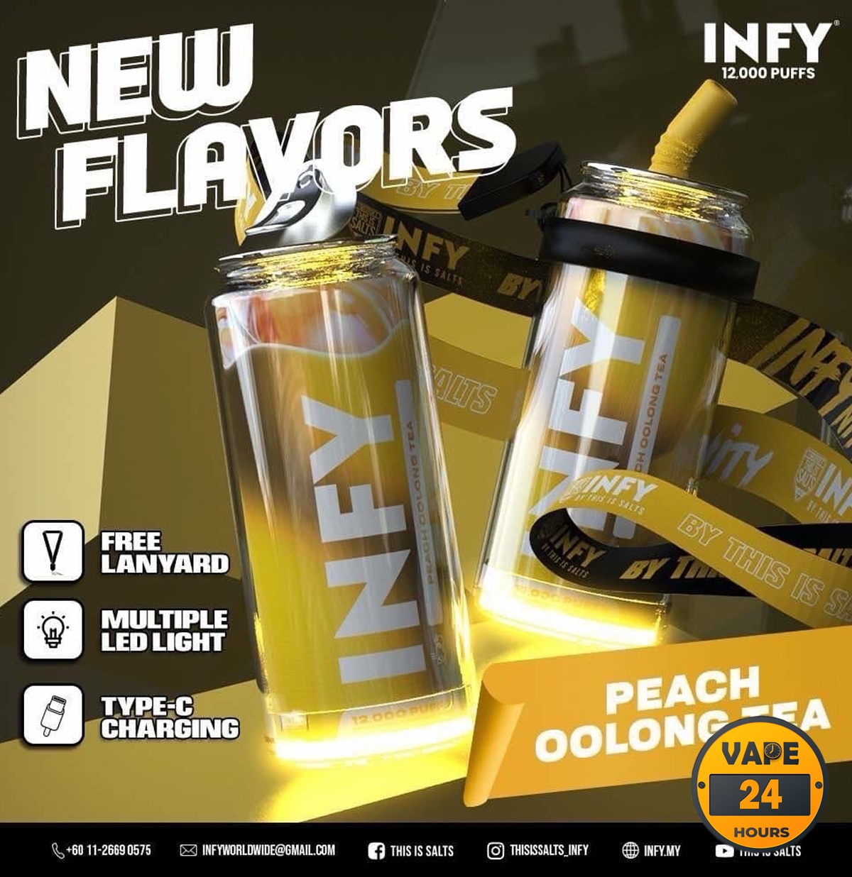 INFY 12K 12000 Puffs