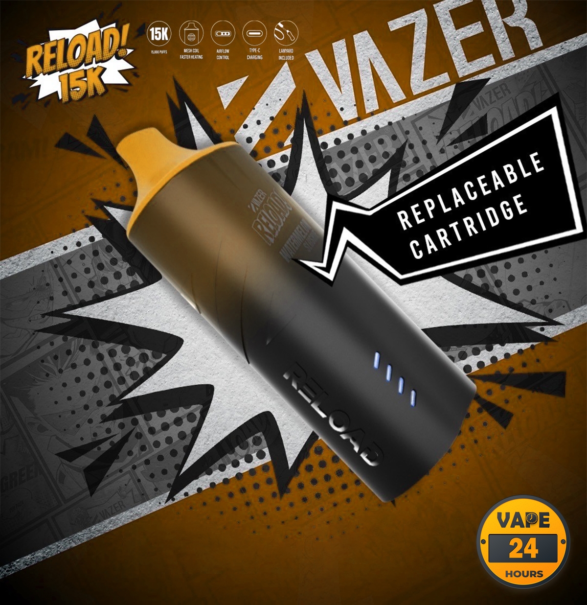 Vazer Reload 15000 Kit