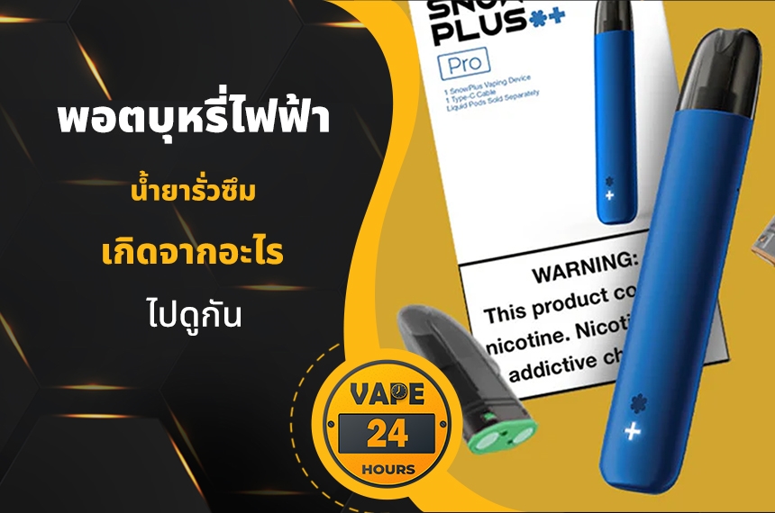 พอตไฟฟ้า น้ำยารั่วซึม