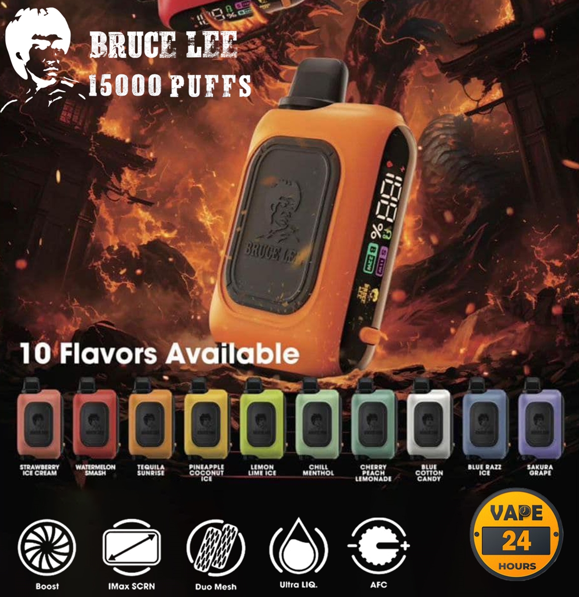 Bruce Lee 15000 Puffs
