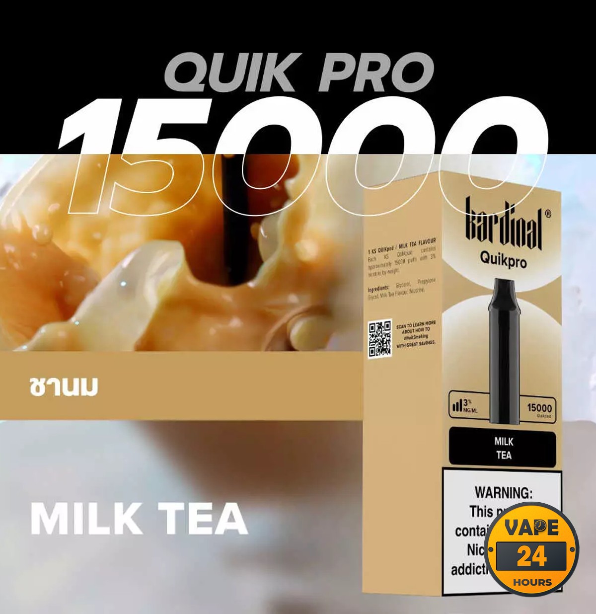 หัว Ks Quik Pro 15000 Puffs