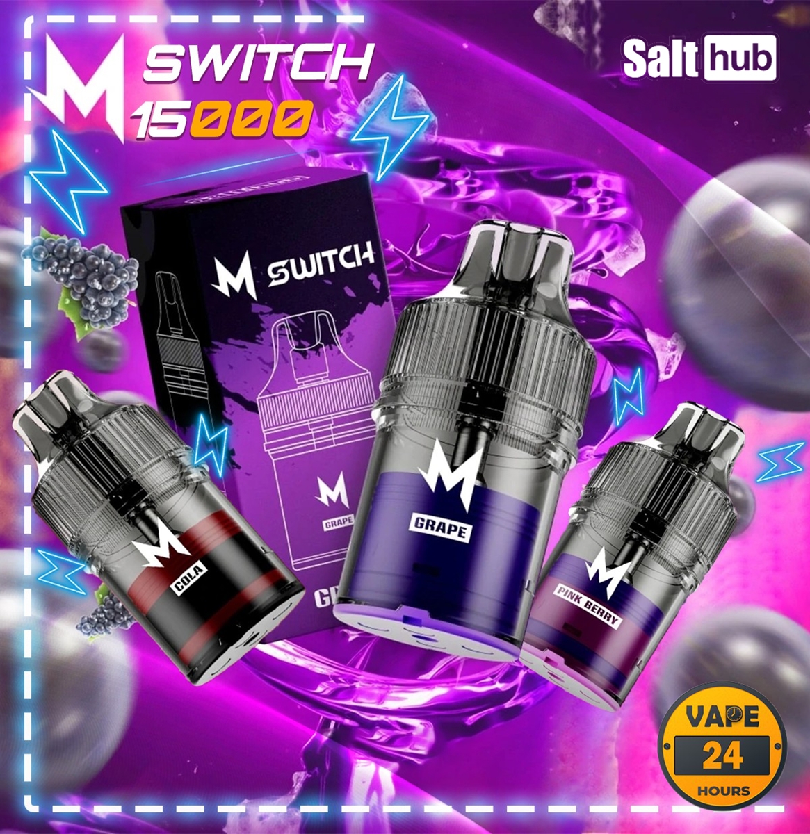 หัว M Switch 15000 Puffs