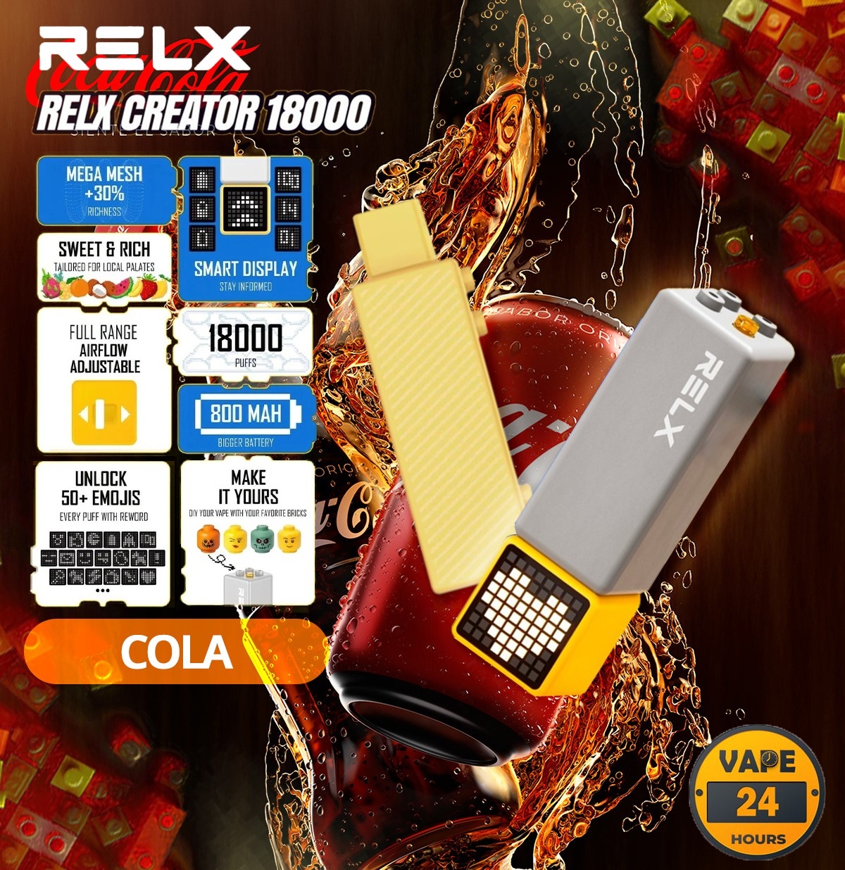 Relx Creator 18000 Puffs