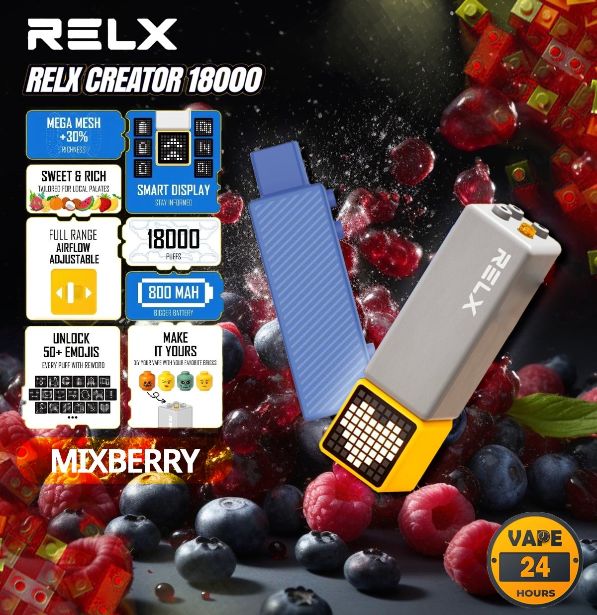 Relx Creator 18000 Puffs