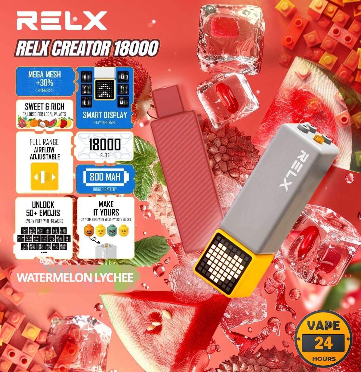 Relx Creator 18000 Puffs
