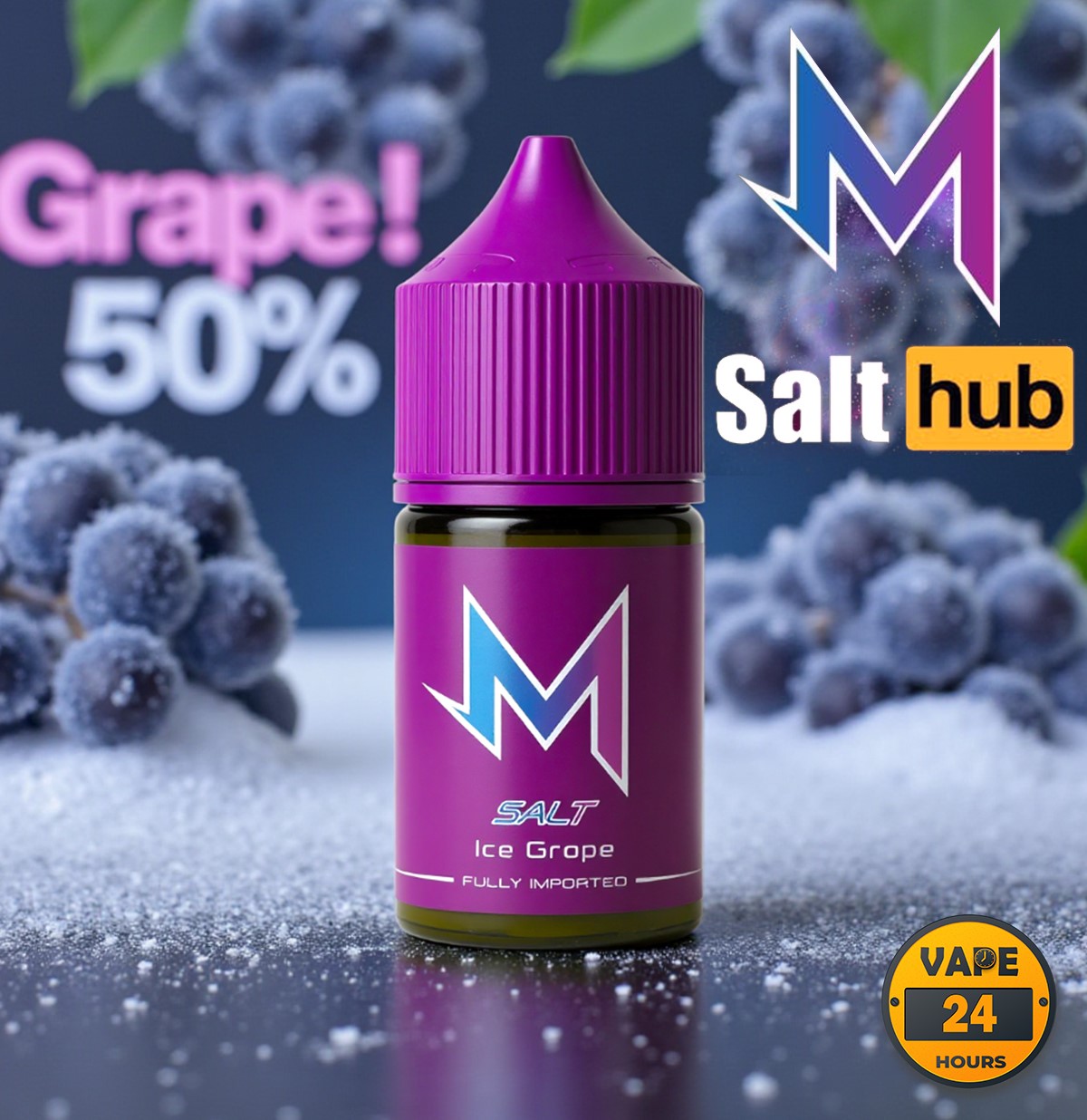 Marbo Salt Grape มาโบม่วง นิค 50%