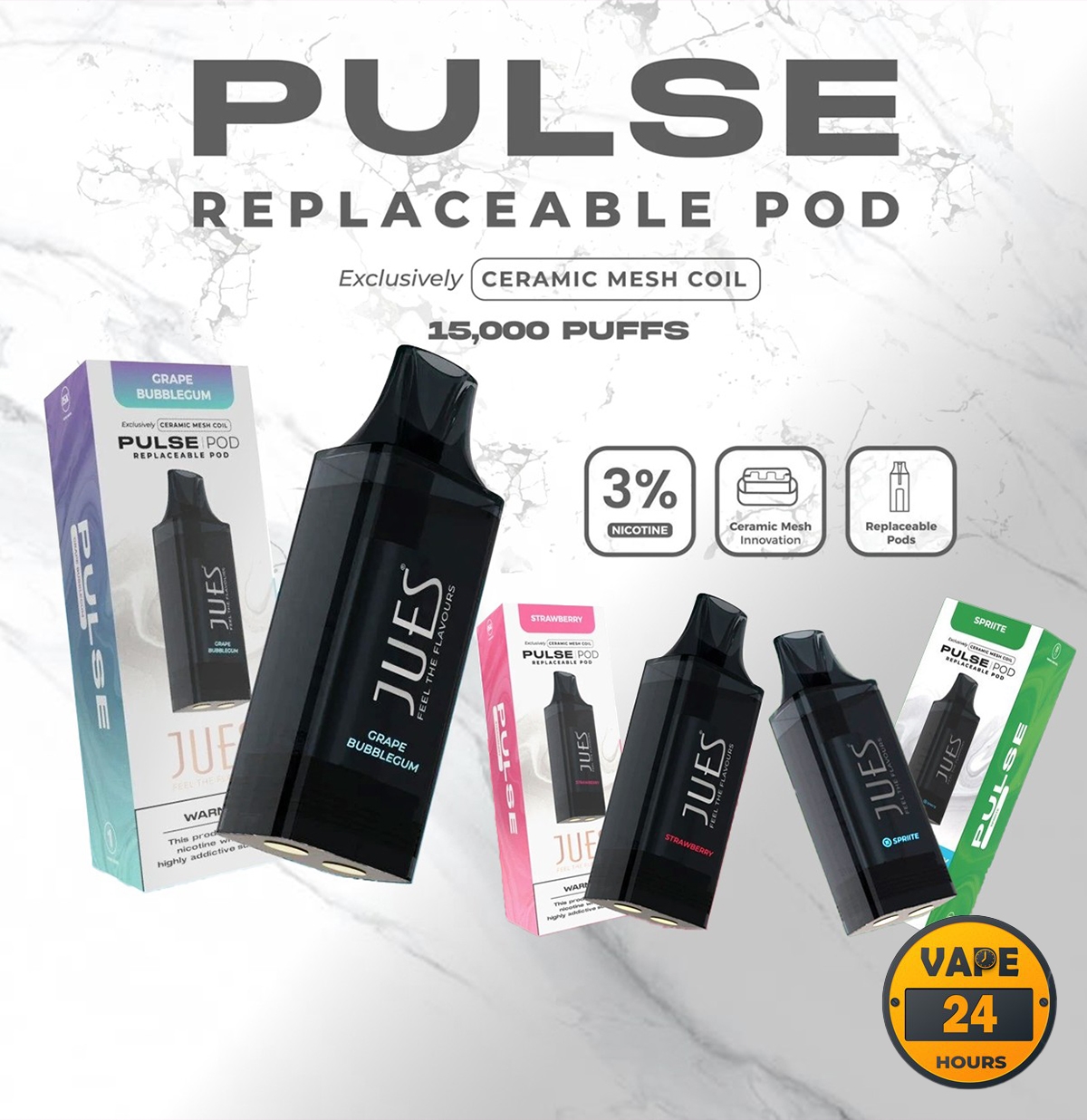 หัว Jues Pulse 15k