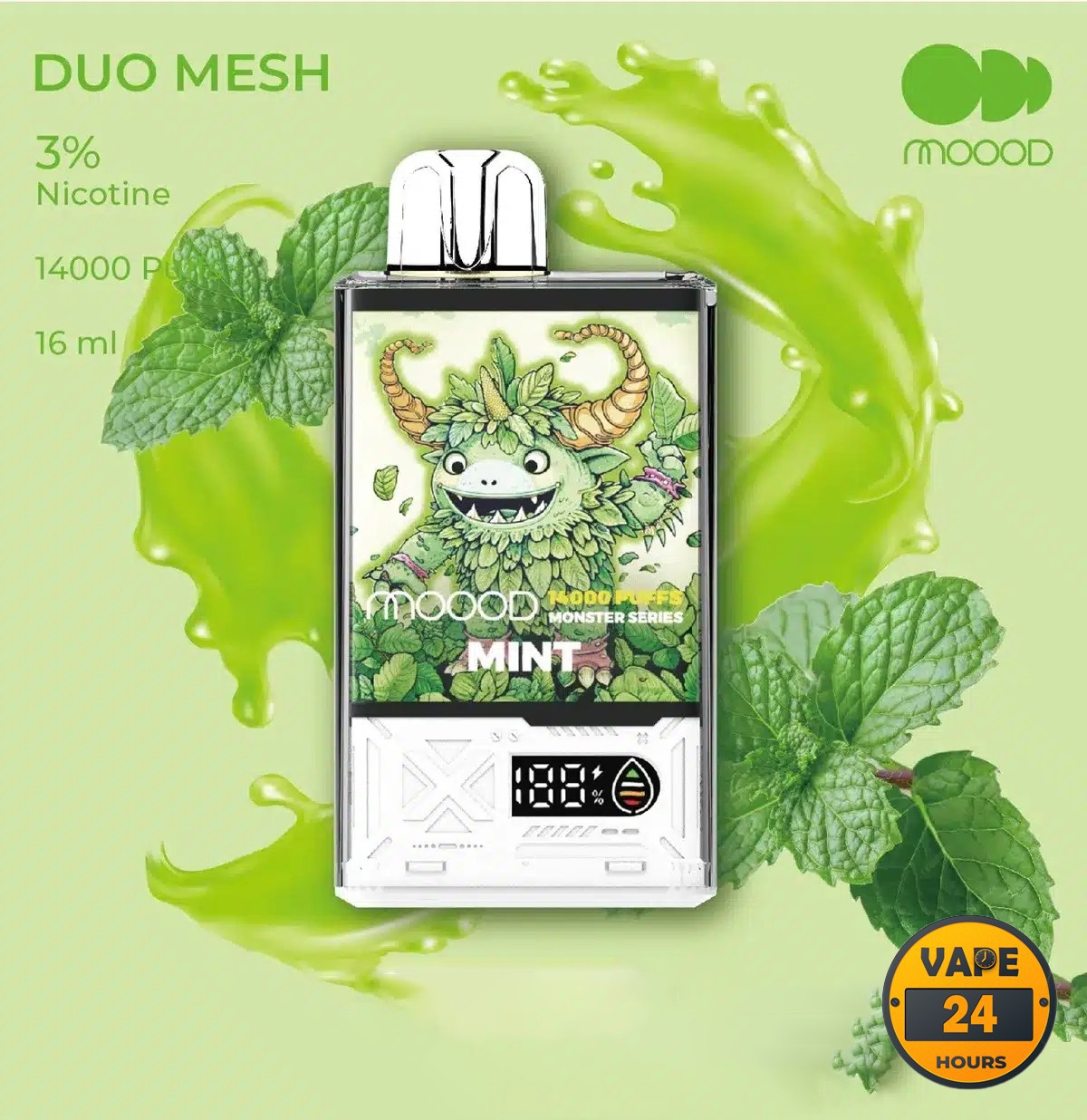 Moood Monster 14000 Puffs