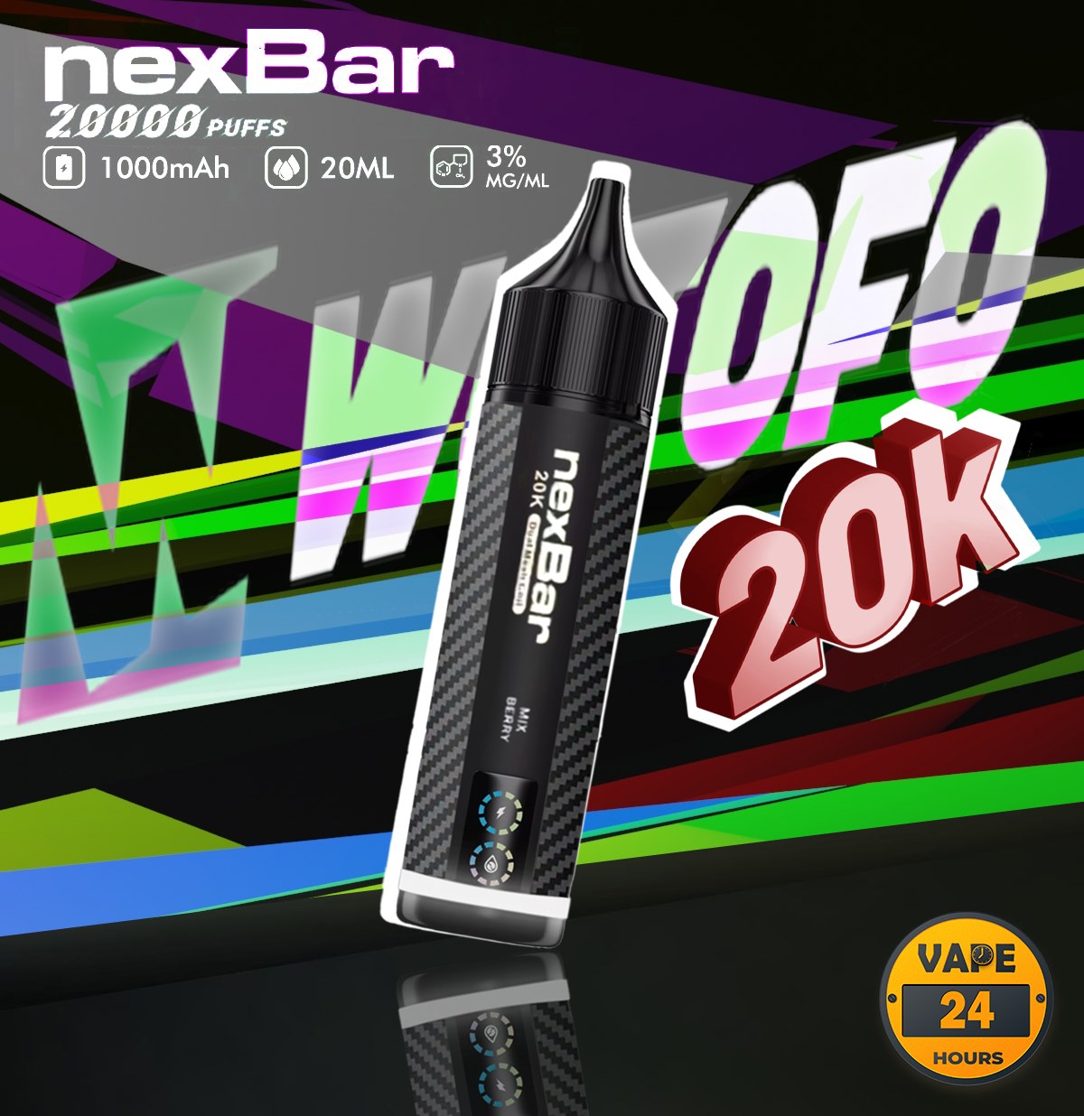 NEX BAR 20000 PUFFS