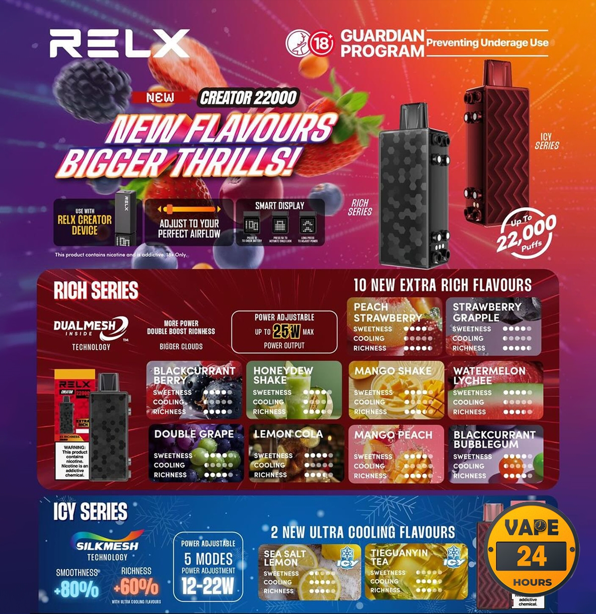 เครื่อง Relx Creator 22k